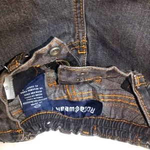 Roca Wear elastic waist dark brown jeans from  toddlers. Pre-loved view pictures